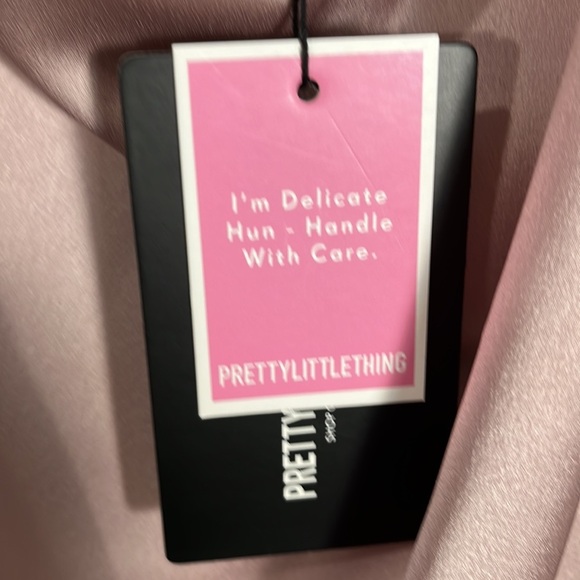 NWT pretty Little Thing satin slip dress - Picture 4 of 12